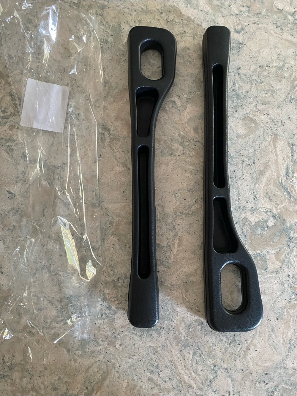 Black Pair of in between seat catchers